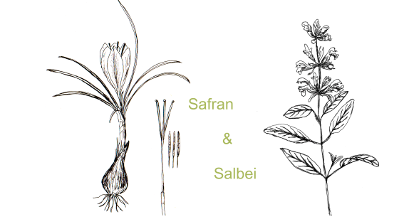 Safran und Salbei